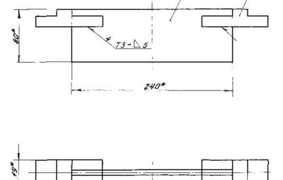 Чертёж скребки 00.9451.006